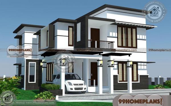 Modern 4 Bedroom House Plans With 2 Story Floor Plans Of