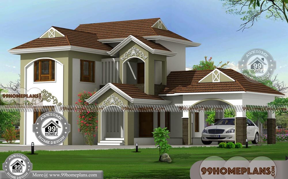 most beautiful house in kerala with two floor grand spacious home idea