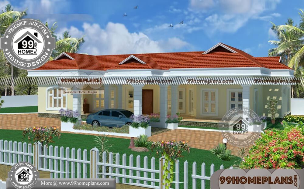  Simple  House  Plans  In Kerala  One Floor with Cute 