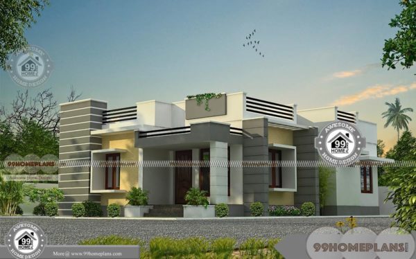 Single Story Narrow  Lot  House  Plans  with Small Simple  