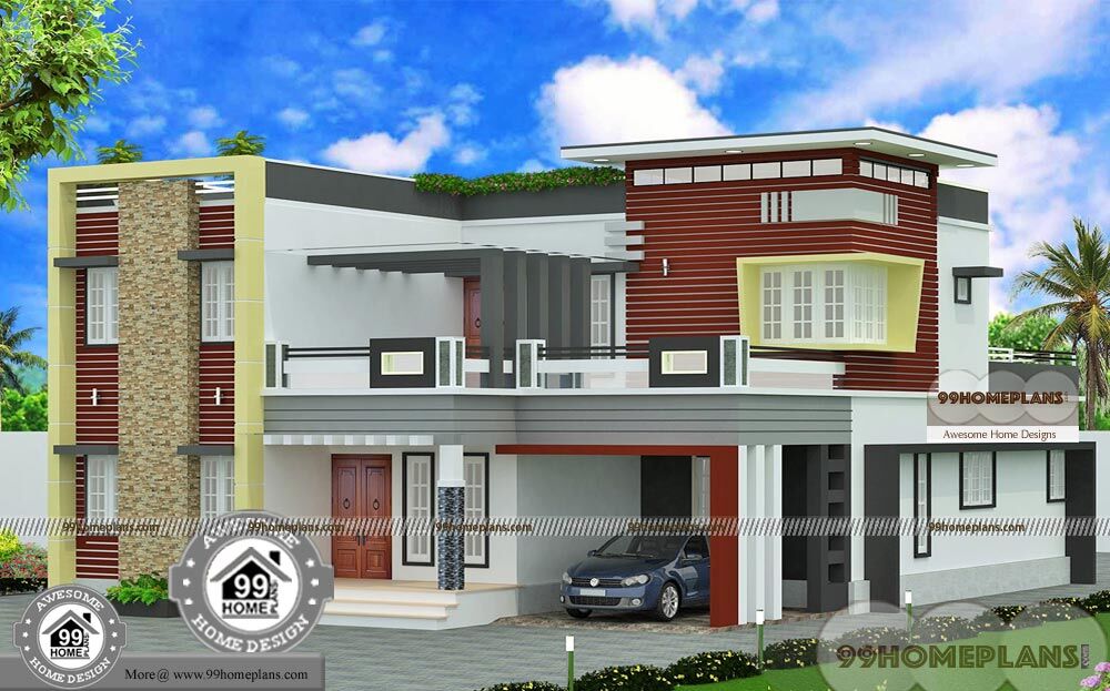 Modern House Front Elevation Designs for Single Floor East Facing