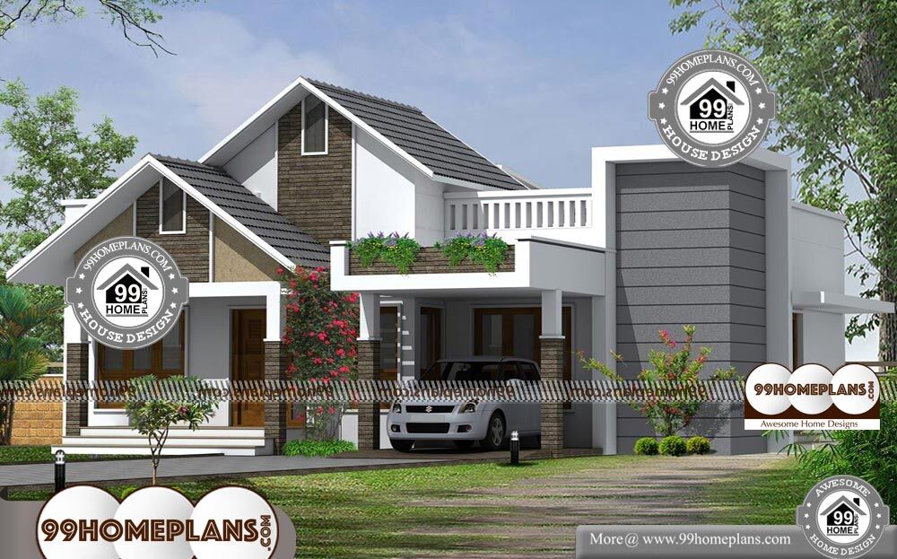 Traditional Country House Plans - Single Story 1280 sqft-Home