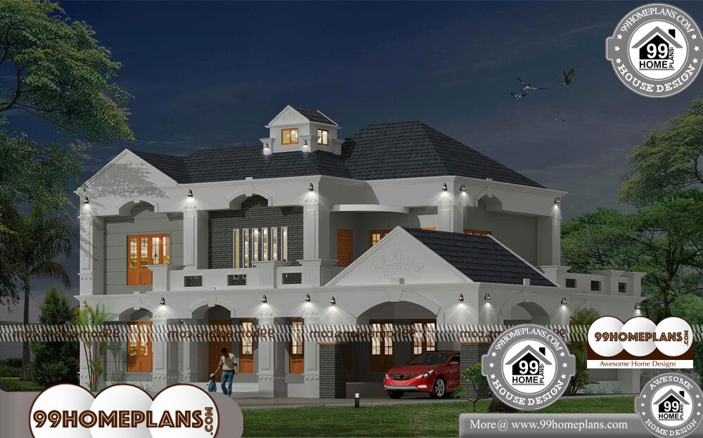 3d Double Story House Plans - 2 Story 3054 sqft-Home