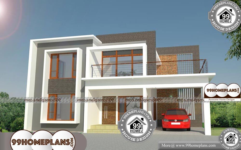 Brick Homes Plans - 2 Story 2100 sqft-Home