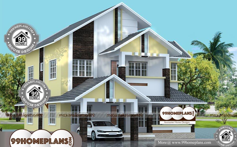 Double Storey Bungalow Design - 2 Story 1840 sqft-Home