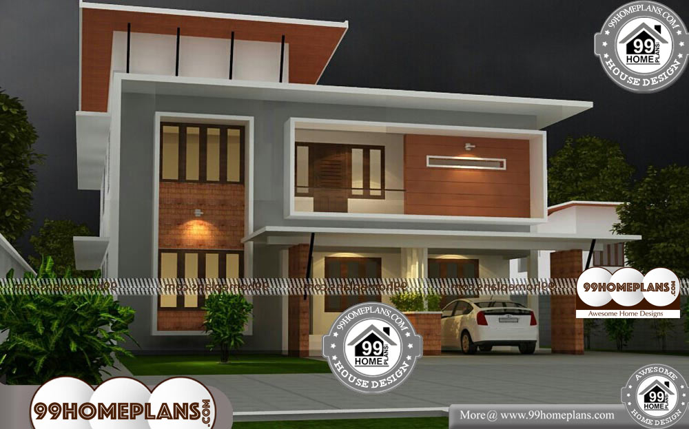 Home Models Kerala - 2 Story 2200 sqft-Home