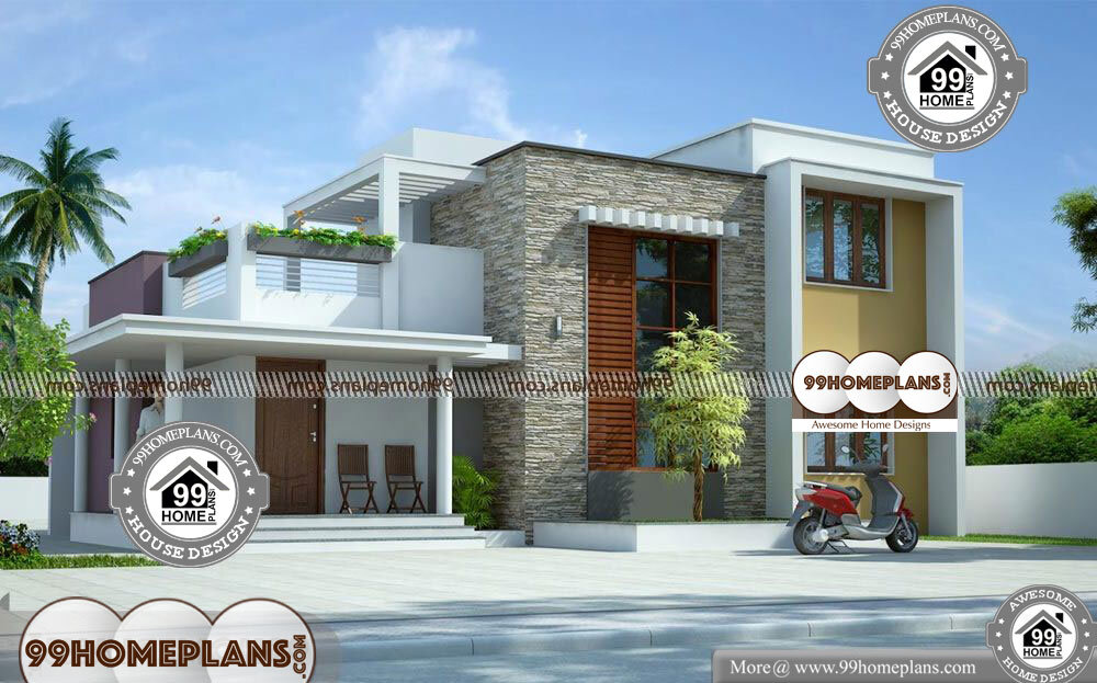 House Kerala Plans Photos - 2 Story 1803 sqft-Home