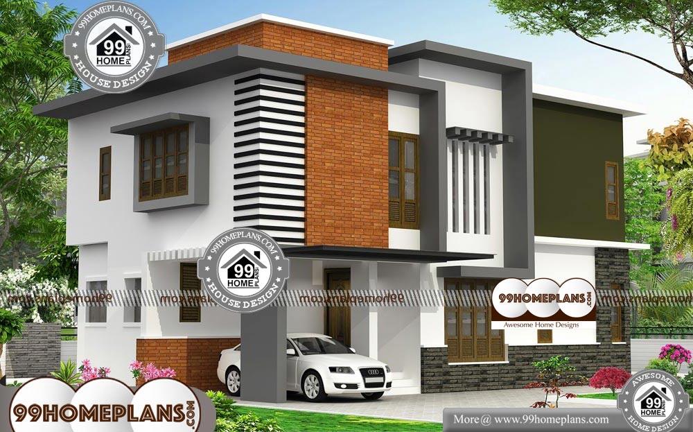 Indian Model House Plans - 2 Story 1680 sqft-Home