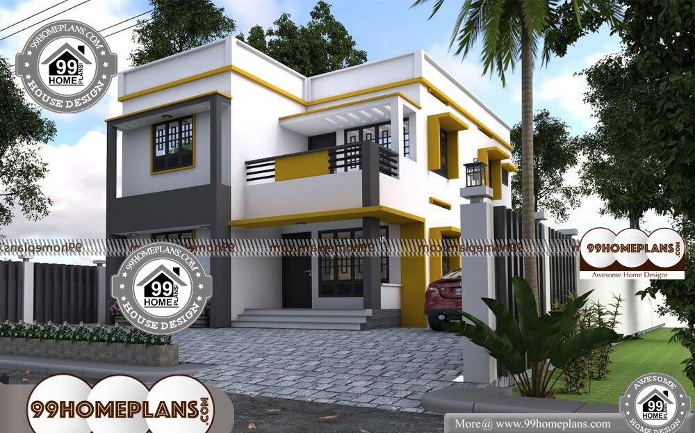 Indian Residential House Plans - 2 Story 1775 sqft-Home
