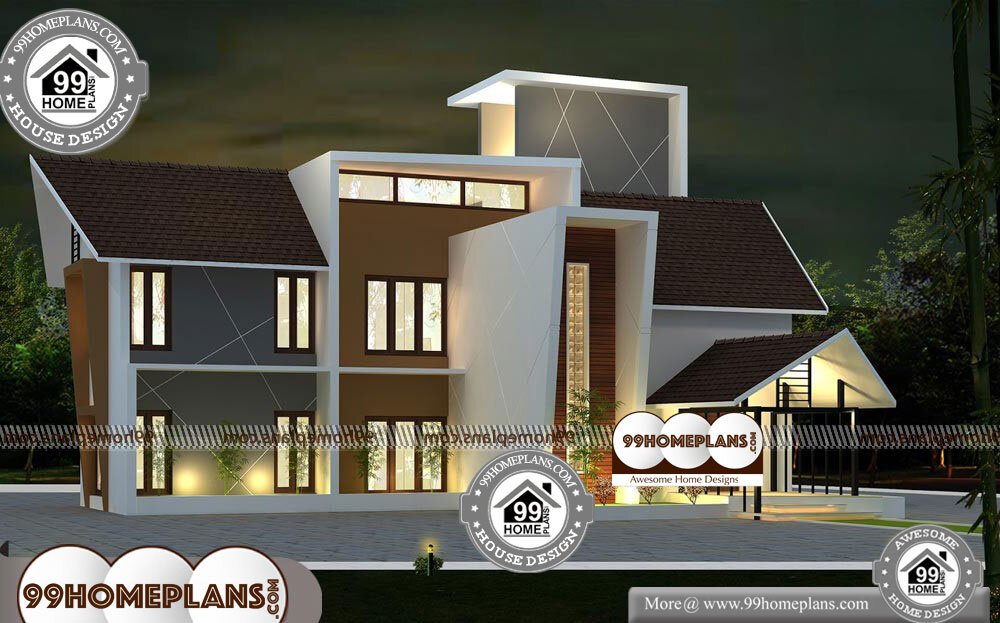 Kerala Home Plans and Designs - 2 Story 2814 sqft-Home 