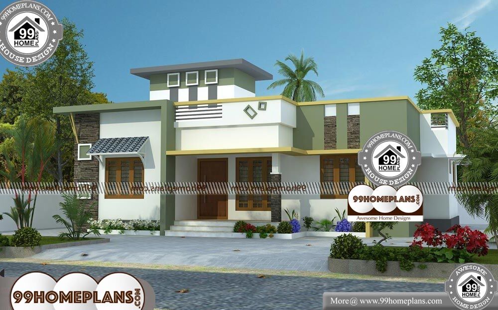 Kerala House Models Single Floor - Single Story 1400 sqft-Home