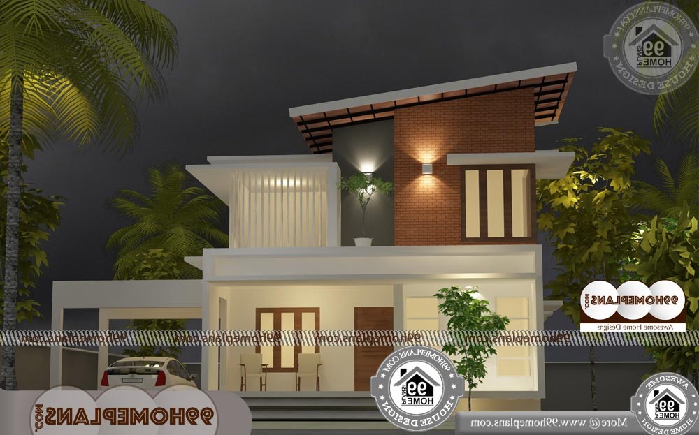 Kerala House Models and Plans - 2 Story 1900 sqft-Home