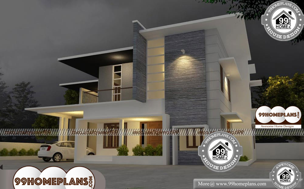 Kerala Model House Designs - 2 Story 2100 sqft-Home