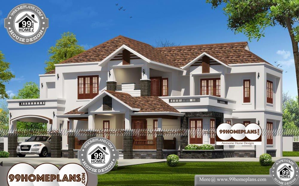 Kerala New Style House Photos - 2 Story 3442 sqft-Home