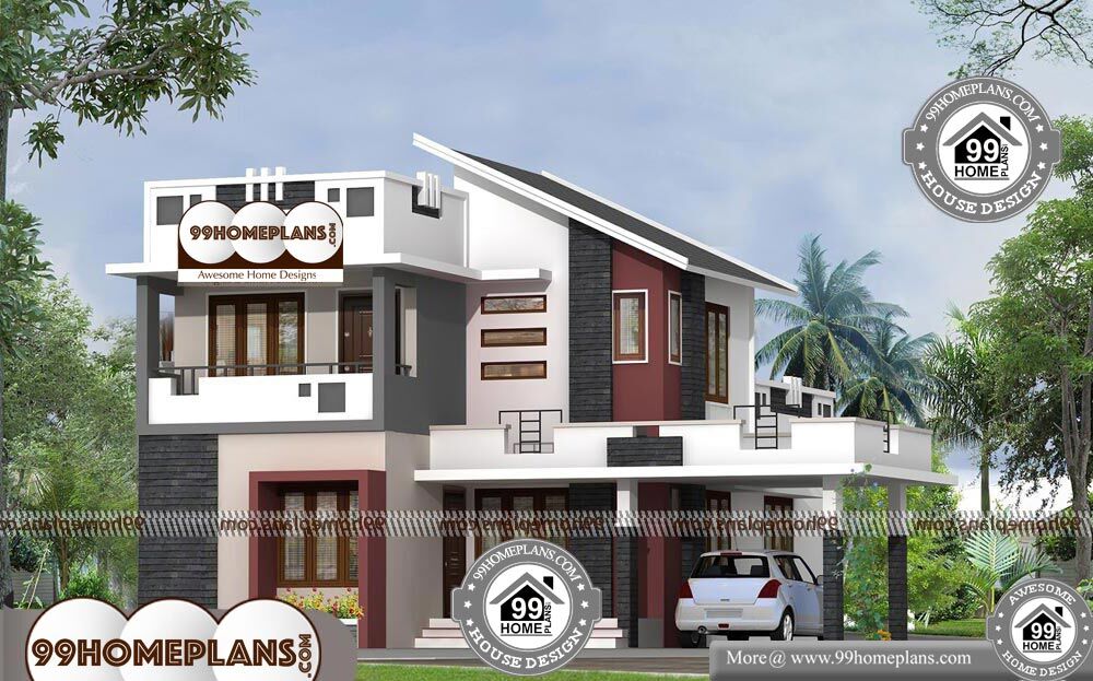Kerala Style Home Design Plans - 2 Story 1825 sqft-Home
