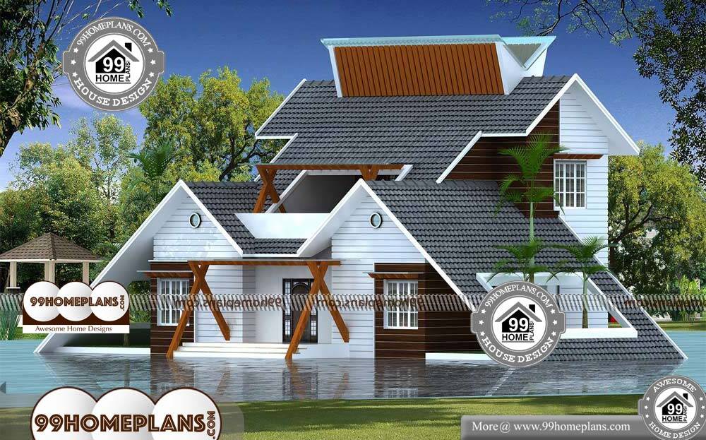 Kerala Traditional Home | Modern Contemporary Style Two Story Designs