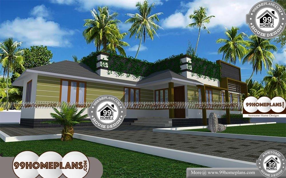 Modern 1 Storey House Designs - Single Story 1700 sqft-Home