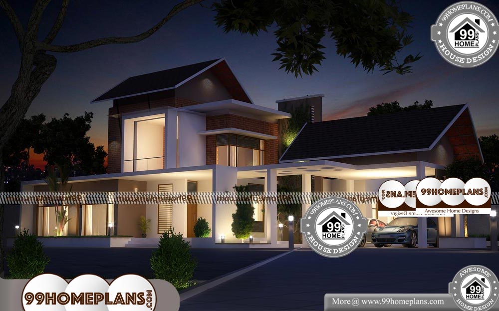 New House Kerala Model - 2 Story 3700 sqft-Home