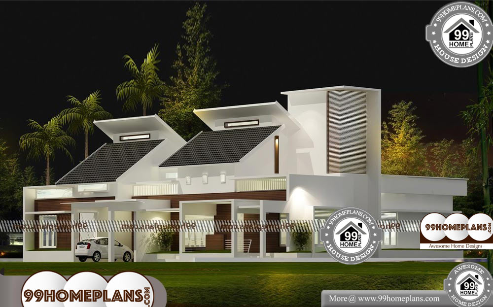 One Story Country House Plans - Single Story 3000 sqft-Home