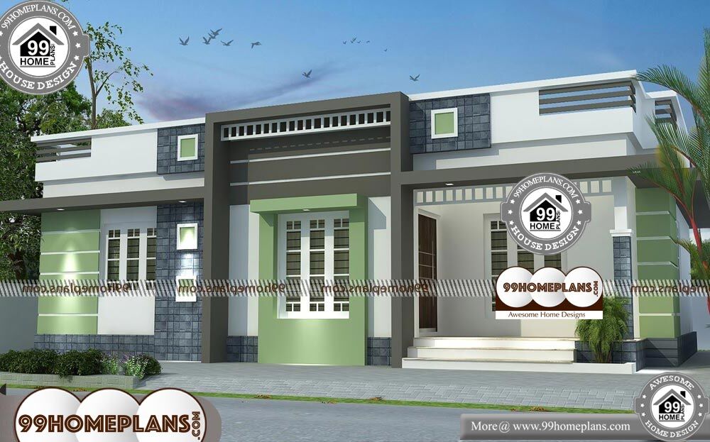 Single Floor House Plans In Kerala - Single Story 1120 sqft-Home