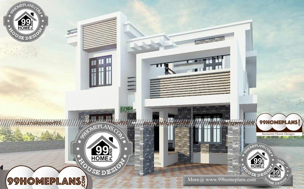 Small Box House Design - 2 Story 2442 sqft-Home