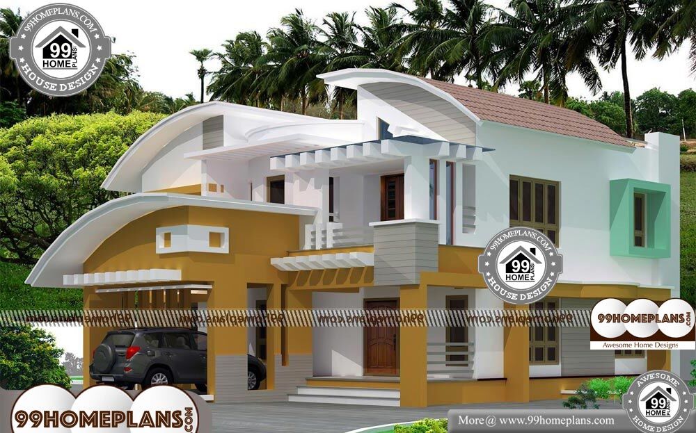Small Modern Bungalow House Plans - 2 Story 2370 sqft-Home