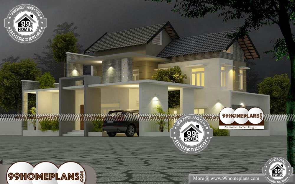 Veedu Plan Kerala Style - 2 Story 3200 sqft-Home