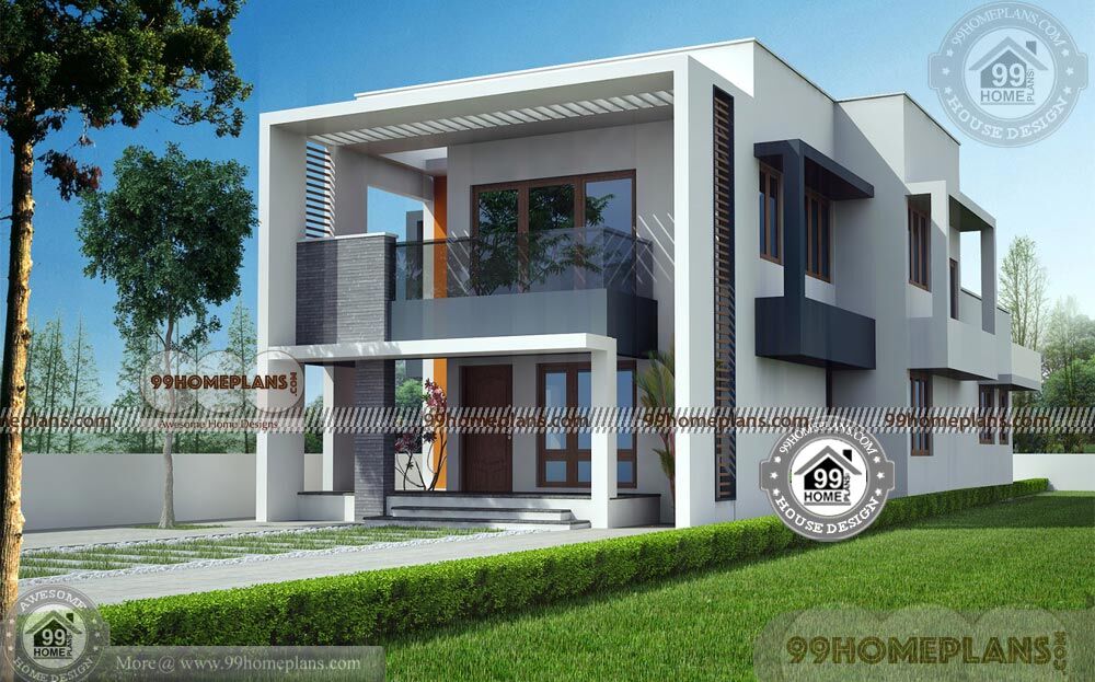  Box  Type  House  Interior Design with Double Story 