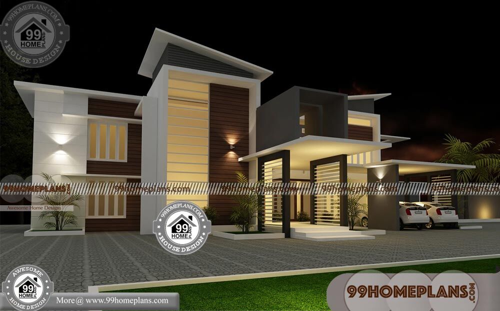 Home Design Kerala Model & Two Story House Design Plans & Ideas