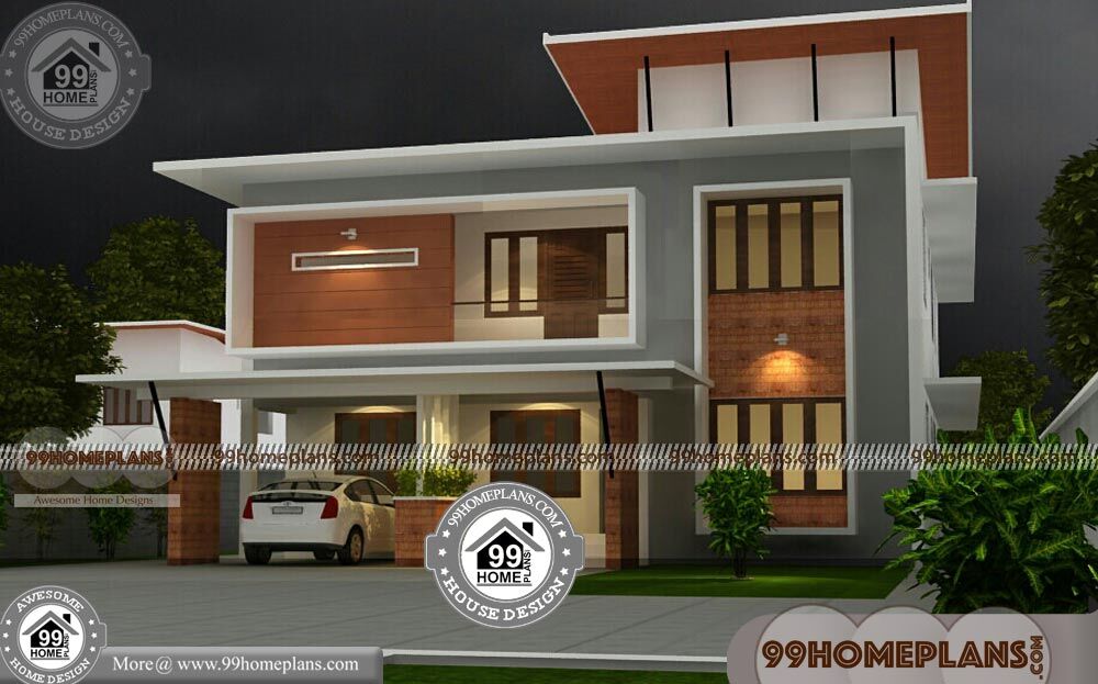 Home Models Kerala with 50+ Double Story House Plans & Design Ideas