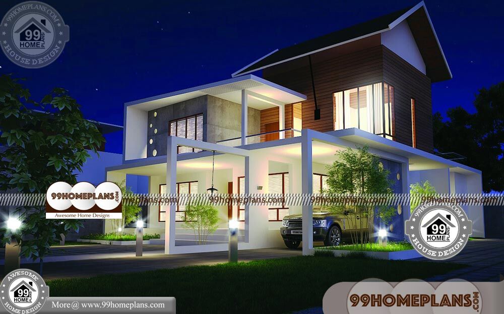 House Plans Designs Kerala Model Cheap Two Storey Homes & Villas