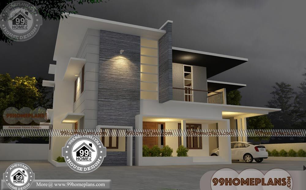 Kerala Model House Designs | 100+ Two Storey Home Designs & Plans