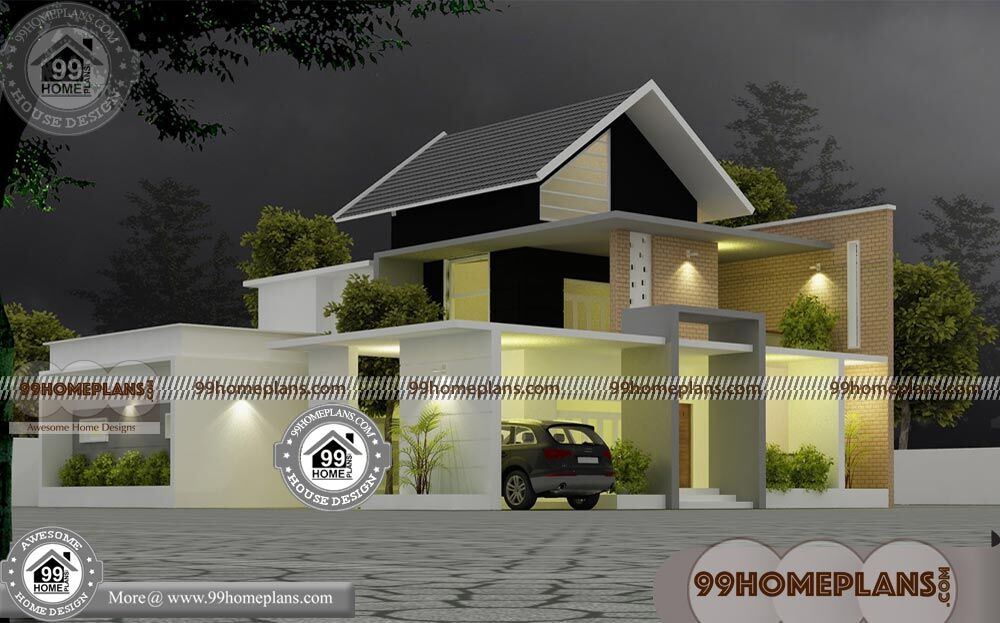 Kerala New Model House Plans | 50+ Double Storey Homes Designs