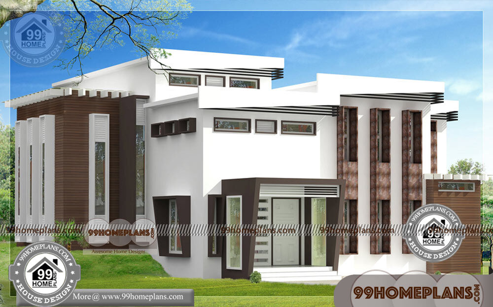 Kerala Style Homes & 30+ 2 Storey House Design With Terrace Plans