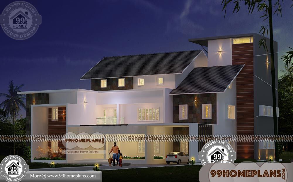 Kerala Style Homes Designs and Plans 80+ Double Floor House Plans