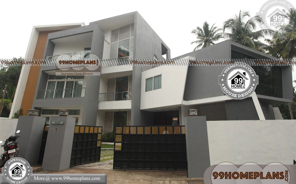 Kerala Style House Plans with Photos 90+ Modern 3 Story Homes