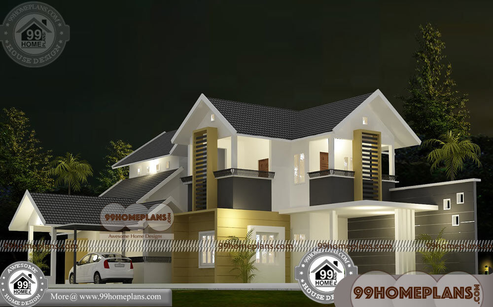 New House Designs Kerala Style 60+ Double Story Display Homes