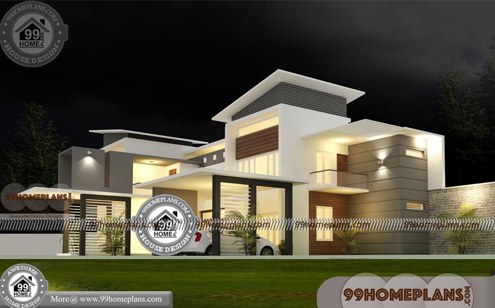 New Kerala Model House Design | 50+ Double Story Homes & Villas