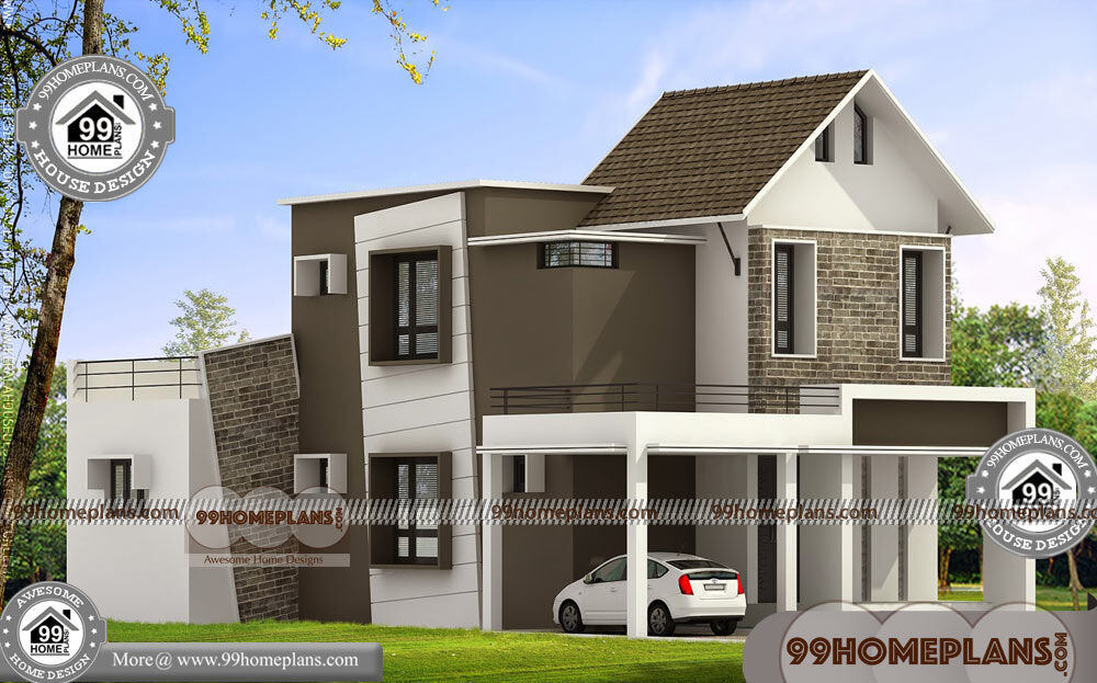 New Kerala Style Homes 80+ Home Front Design Double Floor Collections