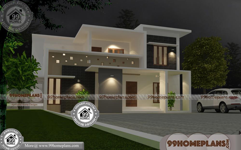  New  Model Homes  in Kerala  Style 45 Double Storey House  