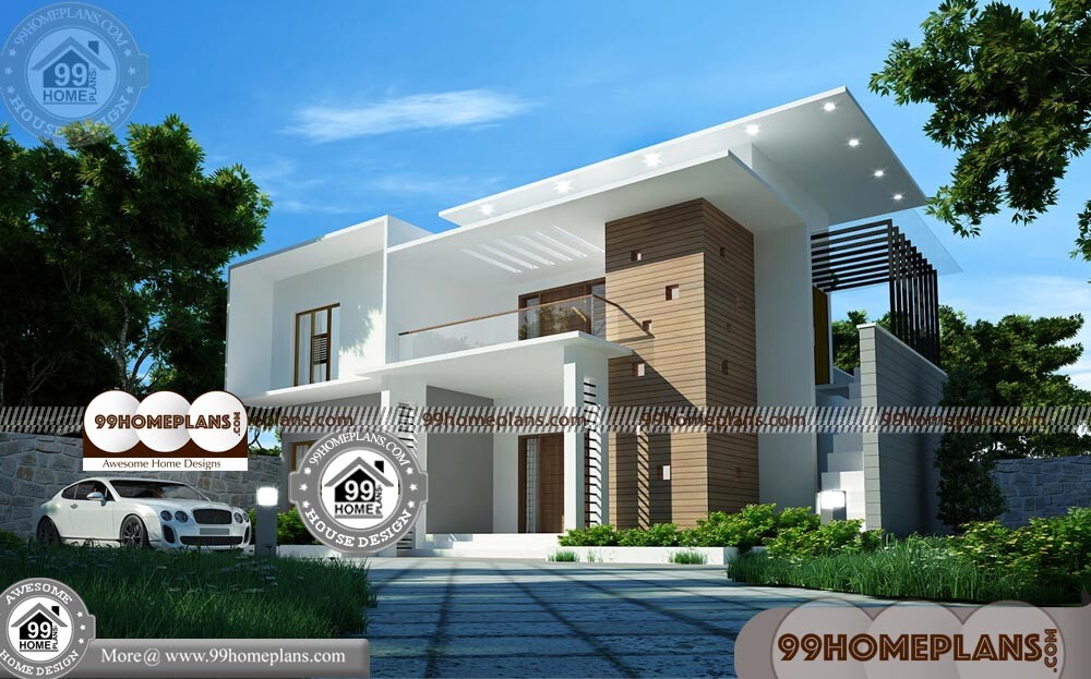 New Model Kerala Home Plans | 45+ Two Story Homes Designs & Ideas
