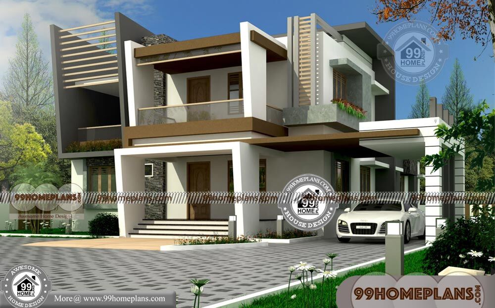 Small Double Storey Houses with 3D Elevations  Very 