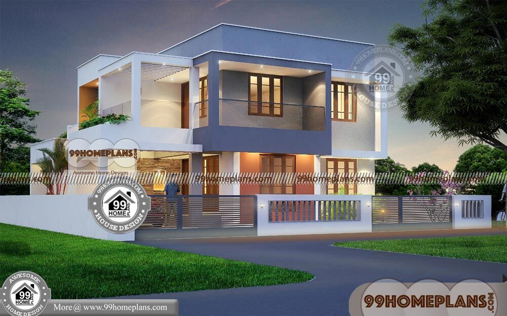 Square Box House Plans Low Budget House Models Plan 