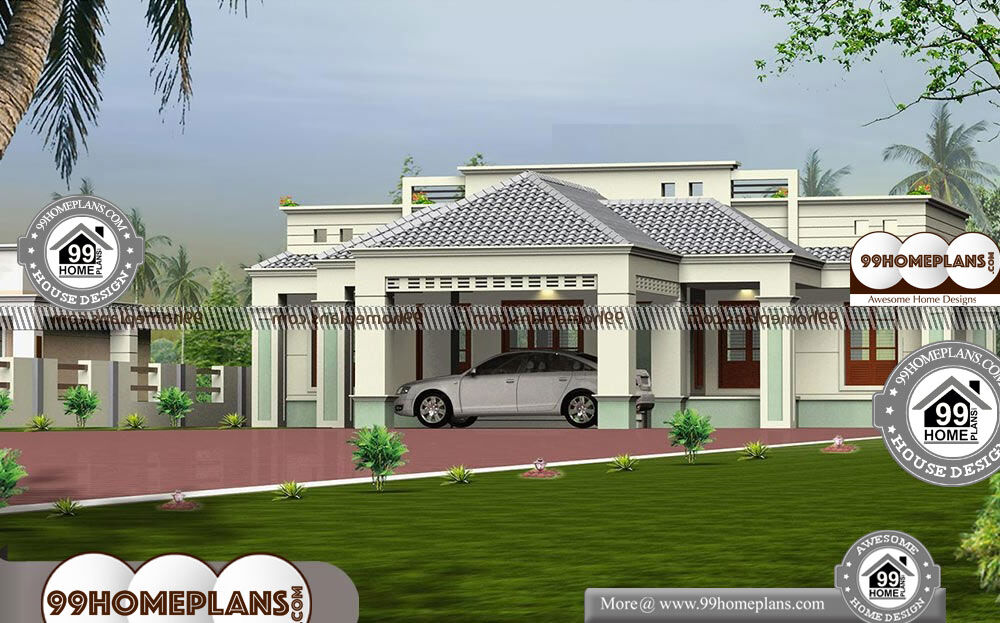 1 Storey Bungalow House Design - Single Story 1800 sqft-Home