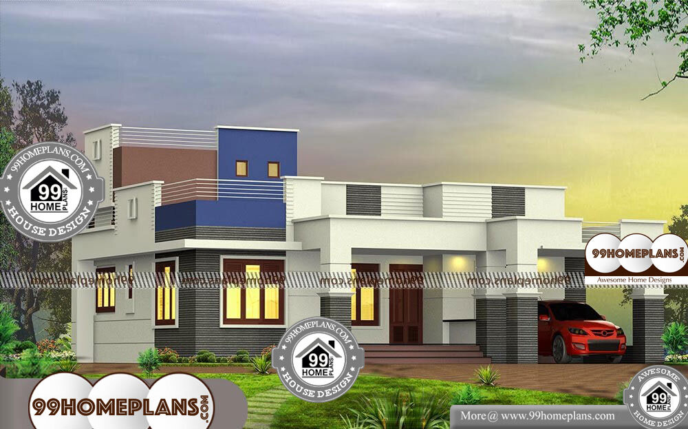 1 Story House Plans - Single Story 1500 sqft-Home