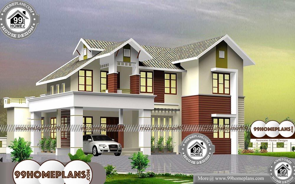 2 Storey 4 Bedroom House Plans - 2 Story 2400 sqft-Home