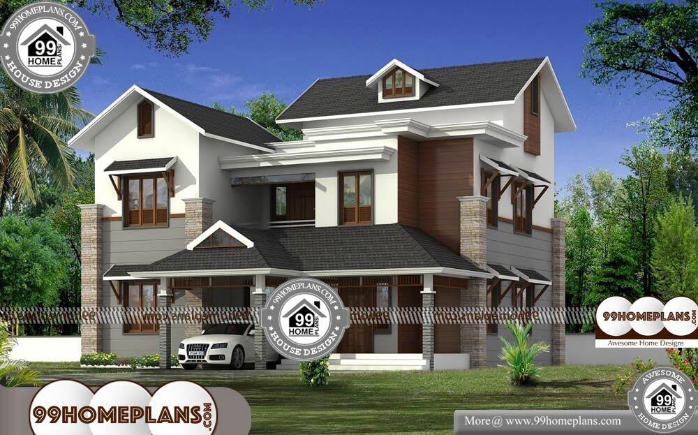 2 Story House Design Plans - 2 Story 2838 sqft-Home