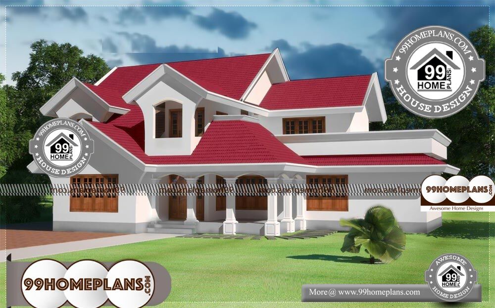 2 Story House Plans Indian Style - 2 Story 2970 sqft-Home