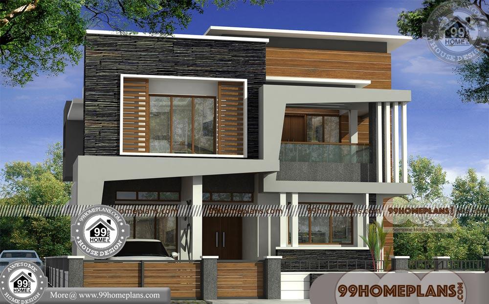 3 Bedroom  Kerala House  Plan  with 3D Elevations 2  Floor 