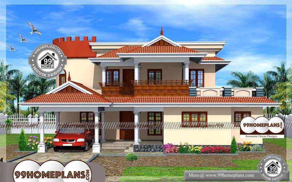 3d New House Plans Indian Style - 2 Story 2665 sqft-Home